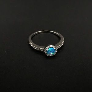 Baby Blue Crystal Ring
